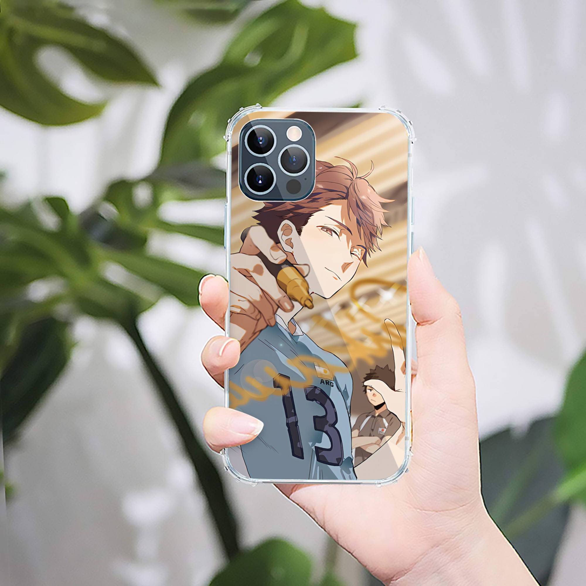 （画像用） ハイキュー!! Haikyu!! 【iPhone 12シリーズ対応】透明スマホケース（クリアソフトケース）